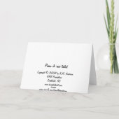 Cartes Pour Fêtes Annuelles Piano et rose teinté (Dos)