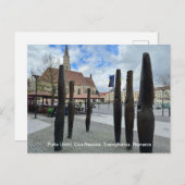 Cartes Pour Fêtes Annuelles Piata Unirii, Cluj-Napoca, Roumanie, sur une (Devant / Derrière)