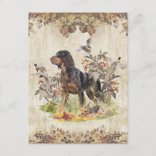 Cartes Pour Fêtes Annuelles Picardy Spaniel, chasse aux oiseaux