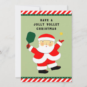 Cartes Pour Fêtes Annuelles Pickleball de Noël Créatif