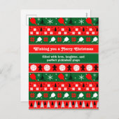 Cartes Pour Fêtes Annuelles Pickleball Holiday Cheval (Devant / Derrière)