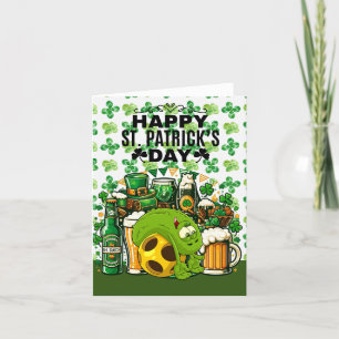 Cartes Pour Fêtes Annuelles Pickleball Joyeuse Saint-Patrick