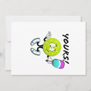 Cartes Pour Fêtes Annuelles Pickleball : le tien