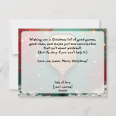 Cartes Pour Fêtes Annuelles Pickleball🎅Dinkmas Devotion (Dos)