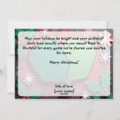 Cartes Pour Fêtes Annuelles Pickleball🎅Merry Match Point! (Dos)