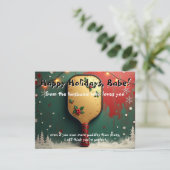 Cartes Pour Fêtes Annuelles Pickleball🎅Paddles Before Presents (Debout devant)