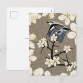 Cartes Pour Fêtes Annuelles Pie-grièche (Devant / Derrière)