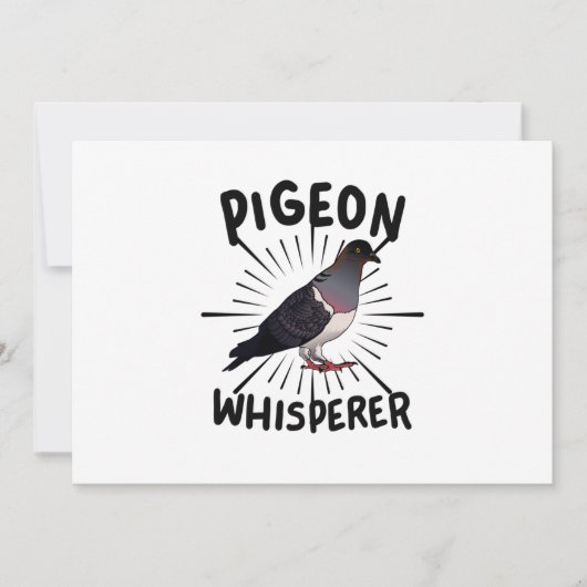 Cartes Pour Fêtes Annuelles Pigeon (Devant)