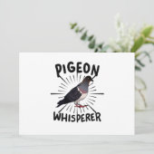 Cartes Pour Fêtes Annuelles Pigeon (Debout devant)