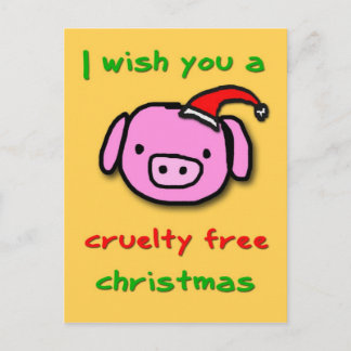 Cartes Pour Fêtes Annuelles Piggy xmas