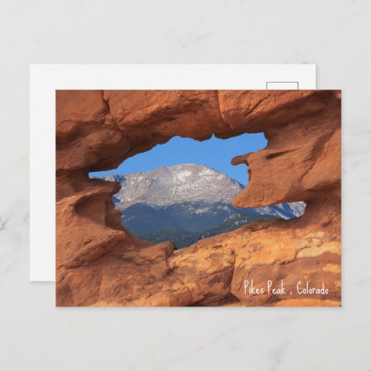 Cartes Pour Fêtes Annuelles Pikes Peak, Colorado (Devant / Derrière)