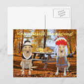 Cartes Pour Fêtes Annuelles Pilgrim & Chef de Cute Lab sur mesure (Devant / Derrière)