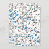 Cartes Pour Fêtes Annuelles Pill Sprinkles Pattern (Devant / Derrière)