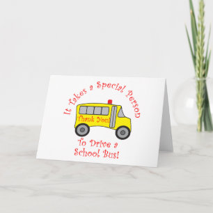 Cartes Pour Fêtes Annuelles Pilote de bus
