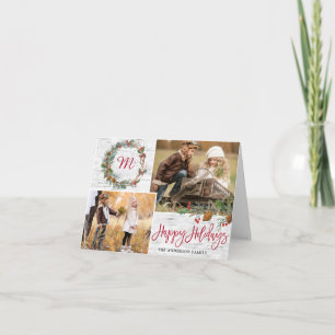 Cartes Pour Fêtes Annuelles Pin de Noël cônes 2 PHOTOS Birch Birch Folch