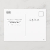 Cartes Pour Fêtes Annuelles Pin de pin rustique - photo Collage Noël (Dos)