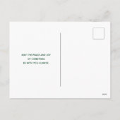 Cartes Pour Fêtes Annuelles Pine Cones et Motif de Noël Holly (Dos)