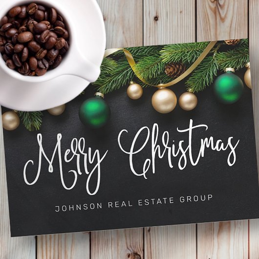 Cartes Pour Fêtes Annuelles Pine de Noël Joyeux Noël