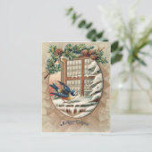 Cartes Pour Fêtes Annuelles Pine de pin de Noël (Debout devant)