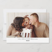 Cartes Pour Fêtes Annuelles Pine d'hiver minime Photo (Dos)