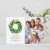 Cartes Pour Fêtes Annuelles Pine festive Pin de Noël Pine de Noël 3 PHOTO (Debout devant)