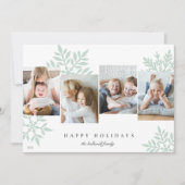 Cartes Pour Fêtes Annuelles Pine | Snowdrop 4 Photo Collage (Devant)