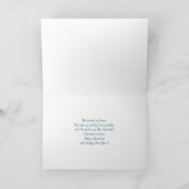 Cartes Pour Fêtes Annuelles Pine Tree Bleu Bokee Noël (Intérieur)
