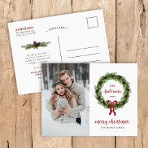 Pine Wreath Merry Christmas