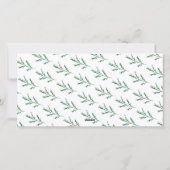 Cartes Pour Fêtes Annuelles Pineneedle Joyeux et brillant Moderne 3 Photo Coll (Dos)