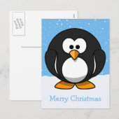 Cartes Pour Fêtes Annuelles Pingin Joyeux Noël (Devant / Derrière)