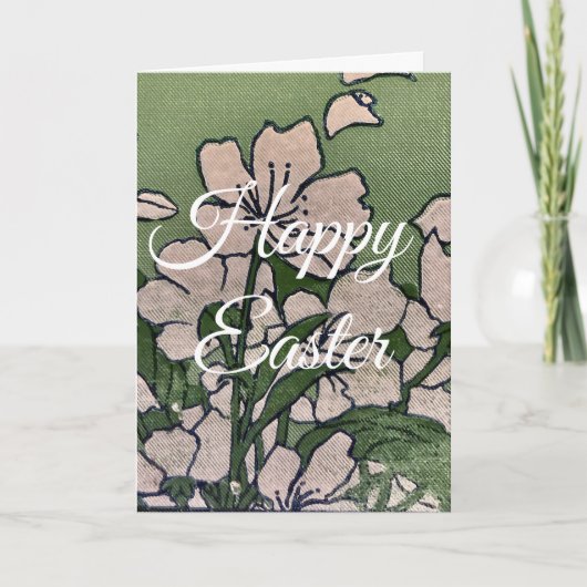 Cartes Pour Fêtes Annuelles Pink Blossom Cascade (Devant)