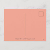 CARTES POUR FÊTES ANNUELLES PINK FLAMANT ROSE WITCH, VOL AU-DESSUS DE LA LUNE  (Dos)