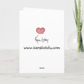 Cartes Pour Fêtes Annuelles Pink Flamingo Valentine's Day Paper Greeting Card (Dos)