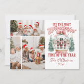 Cartes Pour Fêtes Annuelles Pink Nutcracker Noël 3 Photo Wonderland Gl (Devant)