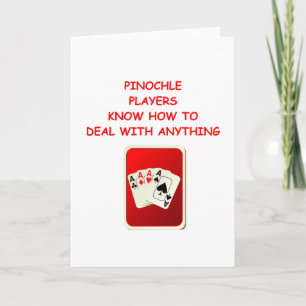 Cartes Pour Fêtes Annuelles pinocle