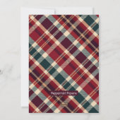 Cartes Pour Fêtes Annuelles Pins de forêt rustique Peebox Joyeux Noël (Dos)