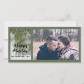 Cartes Pour Fêtes Annuelles Pins glacials bonnes fêtes (Devant)