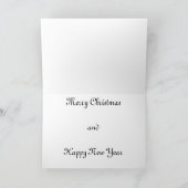 Cartes Pour Fêtes Annuelles Pins neigeux (Intérieur)