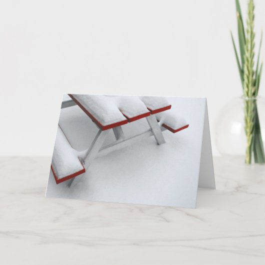 Cartes Pour Fêtes Annuelles pique-nique (Devant)