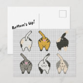 Cartes Pour Fêtes Annuelles Piqûre croisée pour chats (Devant / Derrière)