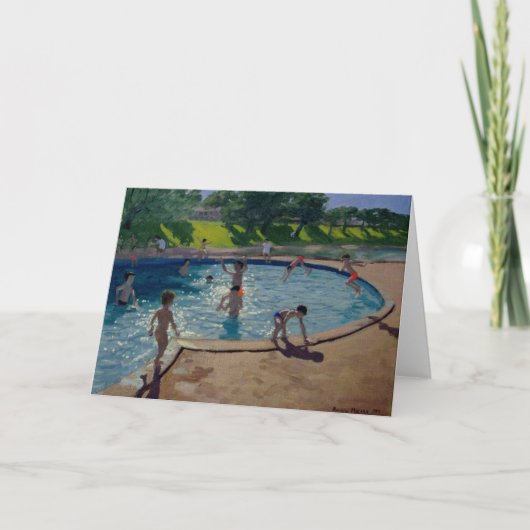 Cartes Pour Fêtes Annuelles Piscine 1999 (Devant)