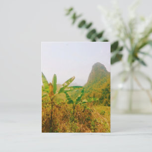 Cartes Pour Fêtes Annuelles Piste Vang Vieng - Laos