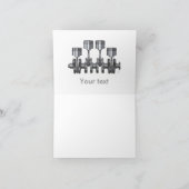 Cartes Pour Fêtes Annuelles Piston Crankshaft (Intérieur)