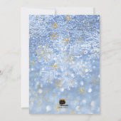 Cartes Pour Fêtes Annuelles PixDezines Love+Light Hannukkah/snowflakes+Bokeh (Dos)