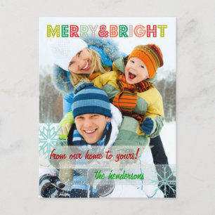 Cartes Pour Fêtes Annuelles PixDezines sprinkles with snow photo template