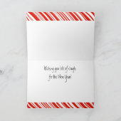 Cartes Pour Fêtes Annuelles Pizza et beignets de Noël (Intérieur)