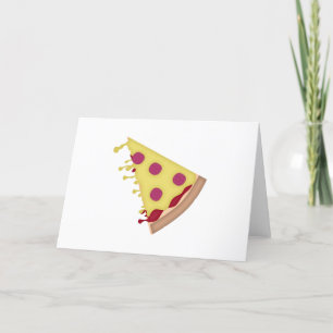 Cartes Pour Fêtes Annuelles Pizza Slices
