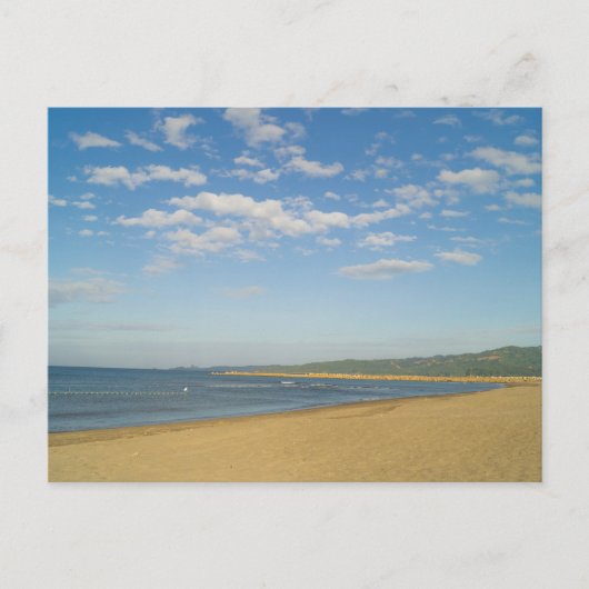 Cartes Pour Fêtes Annuelles Plage de Bataan (Devant)