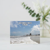 Cartes Pour Fêtes Annuelles Plage de Jacksonville Floride (Debout devant)