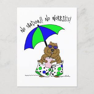 Cartes Pour Fêtes Annuelles Plage de la marmotte